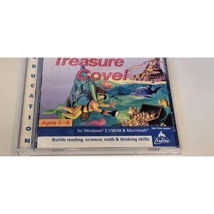 Treasure Cove Ages 5-9 Education Disc Reading Science Math Thinking Skills